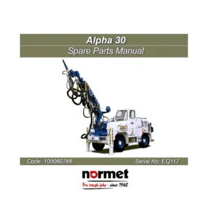 Normet Alpha 30 Spare Parts Manual 100060766 EQ117 PDF Download