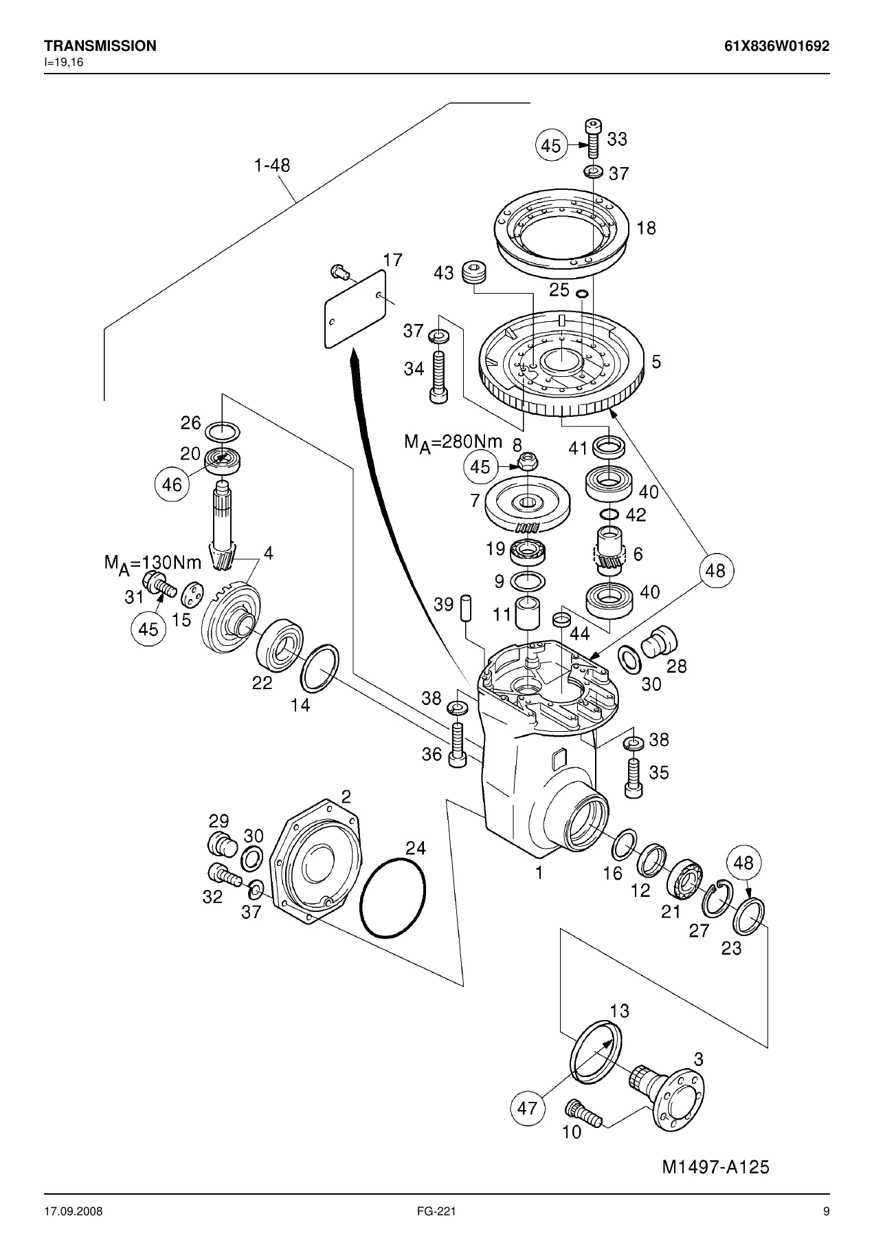 OM XR12-25AC Reach Truck Spare Parts Catalogue 2008 - PDF Parts Manual Download - Image 2