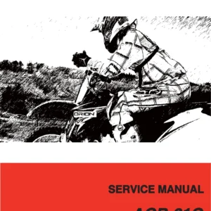 Orion AGB-21G Service Manual - Apollo 125cc Dirt Bike Repair PDF Download
