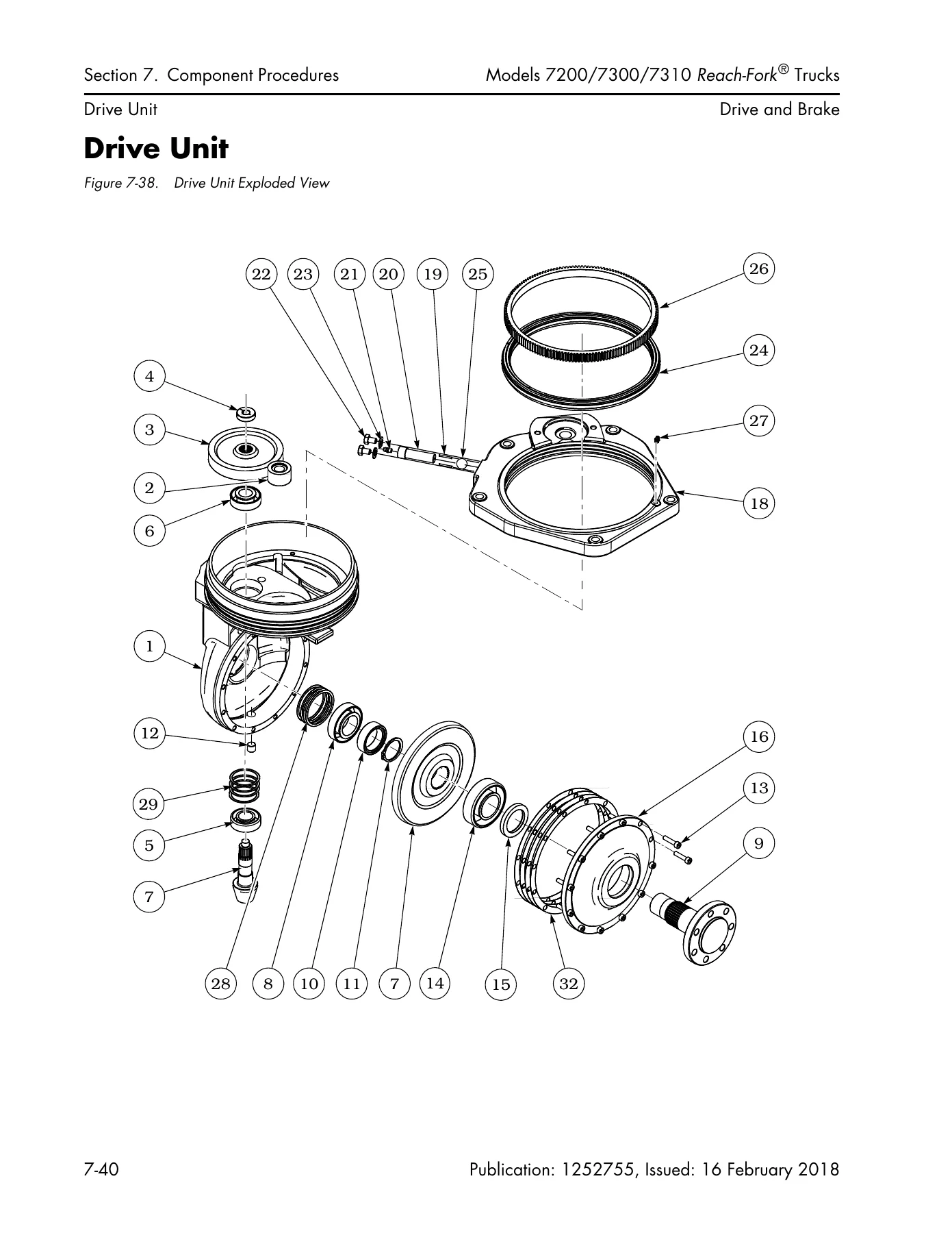 Raymond 7200 7300 7310 Reach-Fork Maintenance Manual 2018 PDF - Image 3