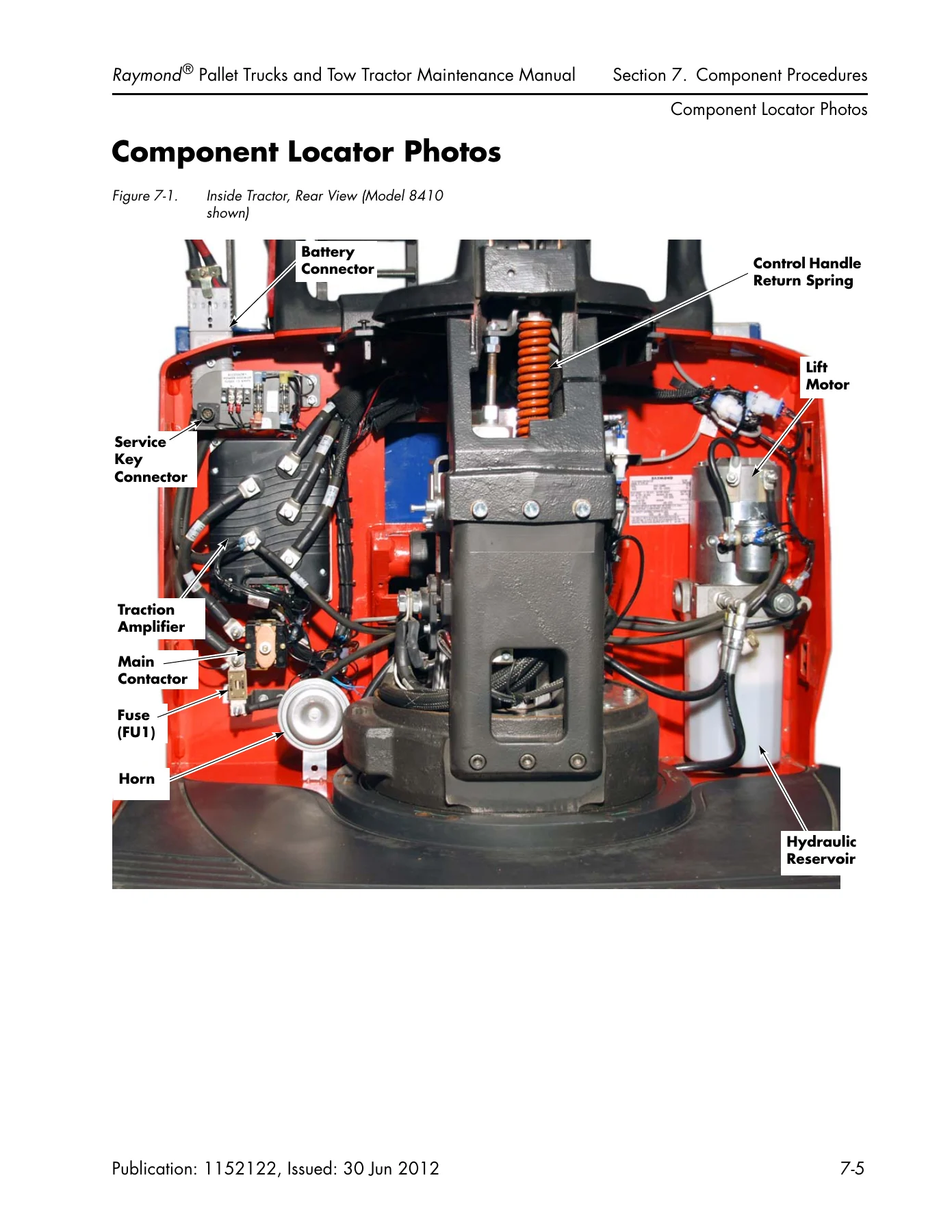 Raymond 8310 8410 8510 Pallet Trucks and 8610 Tow Tractor Maintenance Manual 1152122A - Image 2