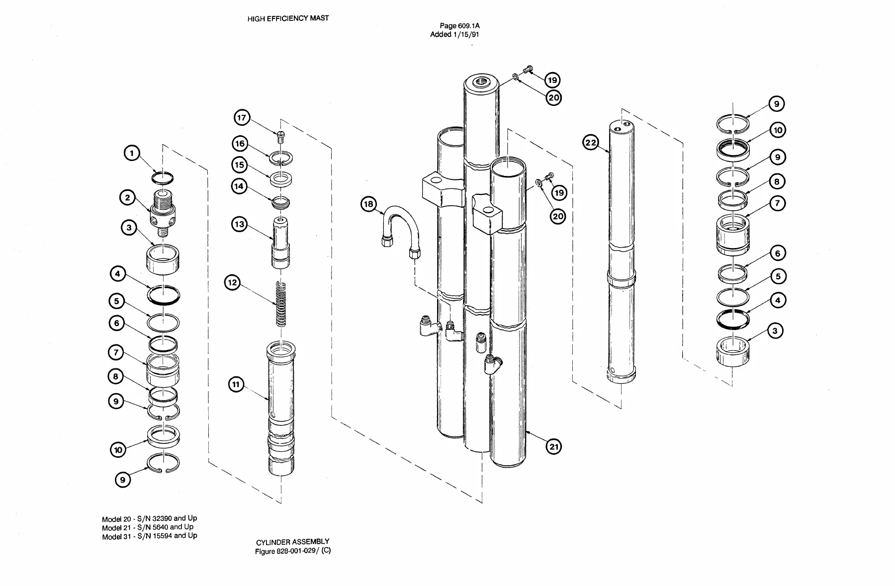 Raymond R40TT R30TT RA30TT High Efficiency Mast #2 Parts Catalog – Power Tilt & Side Shift – PDF Download - Image 2