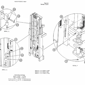 Raymond R40TT R30TT RA30TT High Efficiency Mast #2 Parts Catalog – Power Tilt & Side Shift – PDF Download