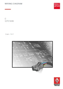 Renault Trucks C Wiring Diagrams Manual 337016/06 - 2017 Electrical Schematic PDF