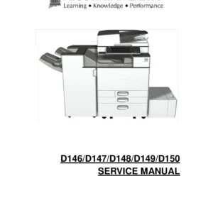 Ricoh D146 D147 D148 D149 D150 Service Manual - Installation & Options Guide PDF