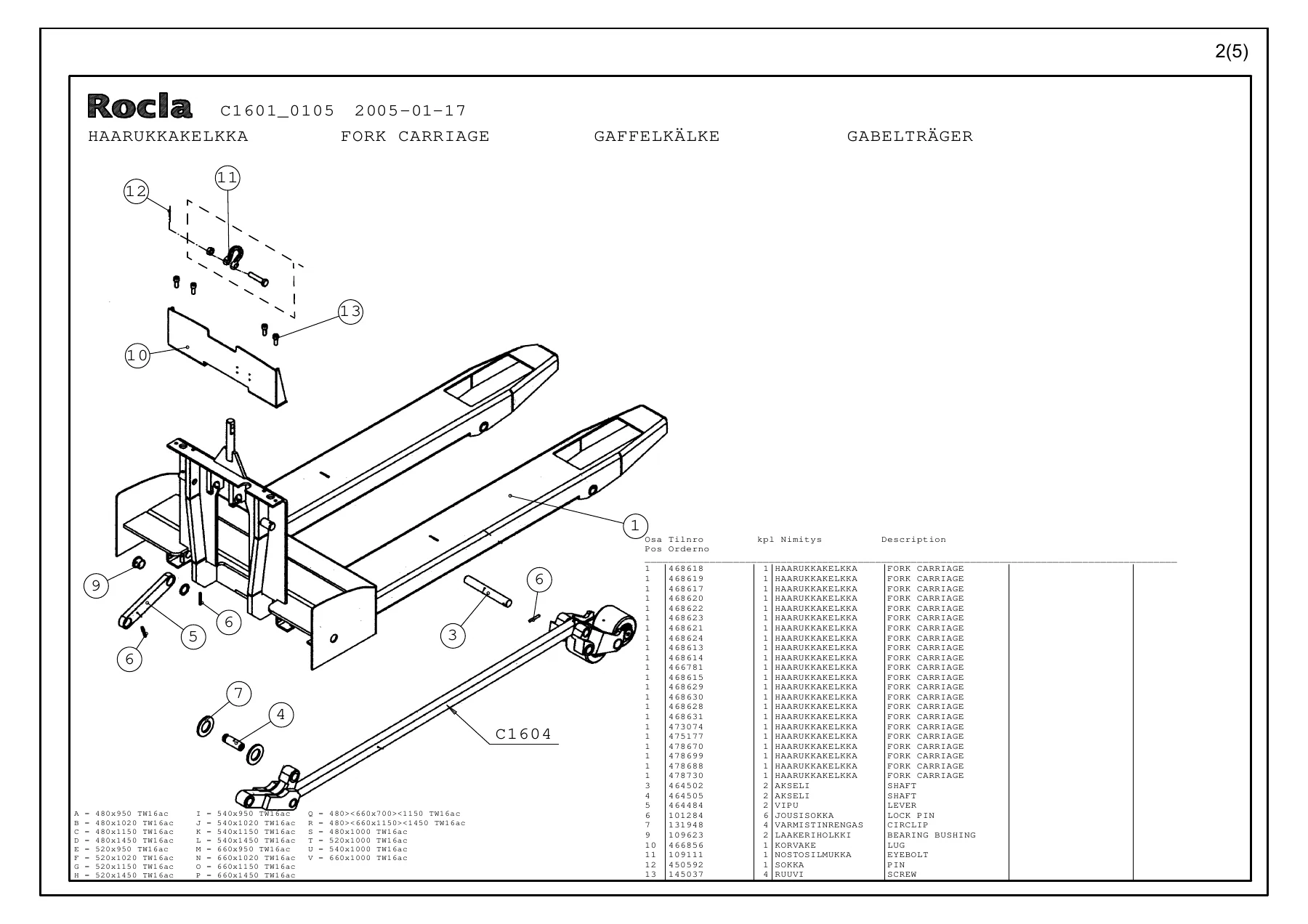 Rocla Forklift Service Bulletin Collection 2001-2010 - Reach Truck, Stacker, Pallet Truck & Order Picker Repair Bulletins PDF - Image 3