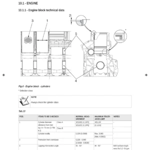 SAME Deutz-Fahr 1000.3 WT / WTI & 1000.4 WTI E III Engine Workshop Manual – PDF Download