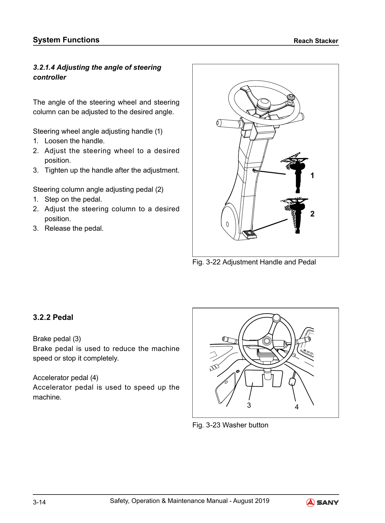 SANY SRSC45H1 Reach Stacker Safety Operation and Maintenance Manual B03T01ENAQ4 PDF - Image 3