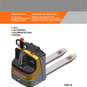 STILL EXU-H Electric Pallet Truck Spare Parts Catalogue – Multilingual PDF Parts List for the EXU H Supplementary Lift Truck