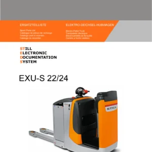STILL EXU-S 22 & EXU-S 24 Spare Parts Catalogue 0148 0149 - Electric Pallet Truck PDF