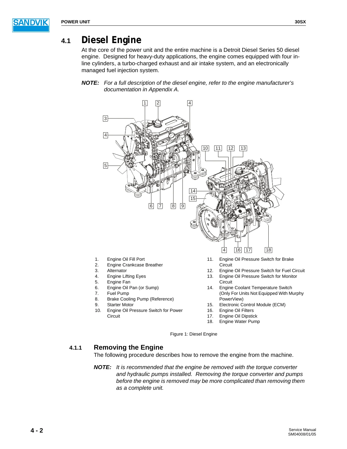 Sandvik EJC 30SX Service Manual - Serial 30-4113 Rev 2 PDF - Image 3