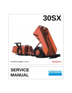 Sandvik EJC 30SX Service Manual - Serial 30-4113 Rev 2 PDF