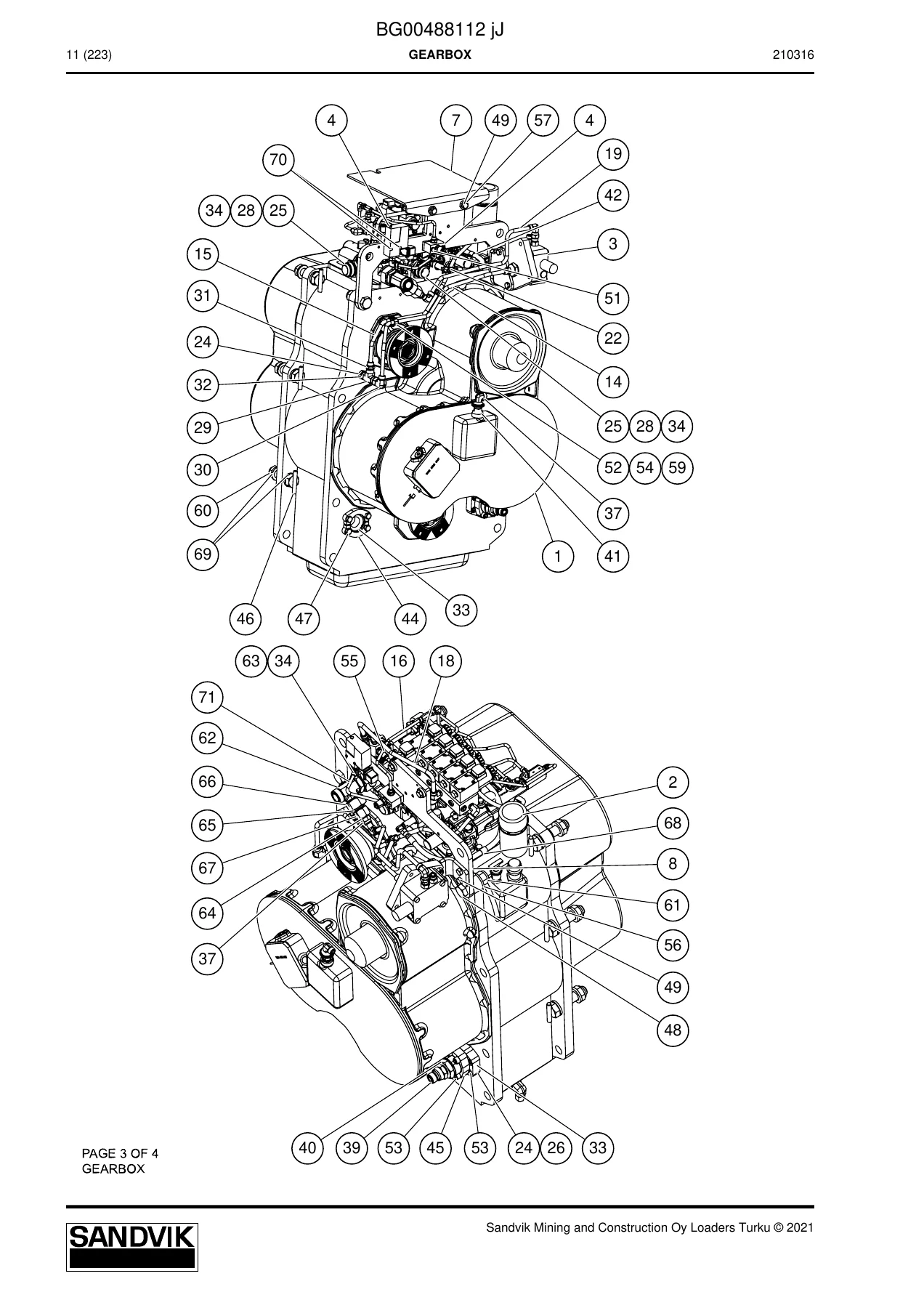 Sandvik TH545i Power Train Parts Catalog – Section 9 PDF Download - Image 2