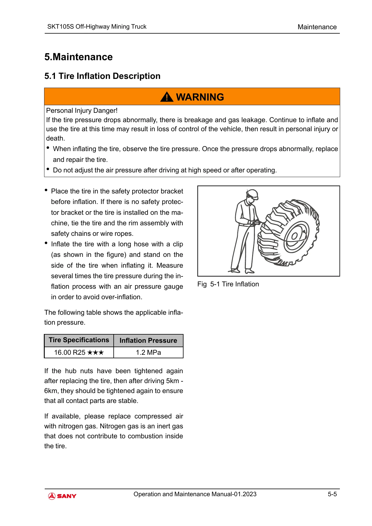 Sany SKT105S Off-Highway Mining Truck Operation and Maintenance Manual 2023 PDF - Image 3