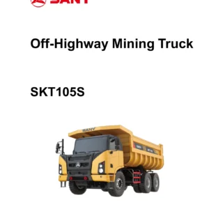 Sany SKT105S Off-Highway Mining Truck Operation and Maintenance Manual 2023 PDF