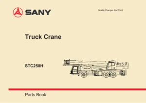 Sany STC250H Truck Crane Parts Book PDF - Illustrated Parts Catalog for Equipment 12TC20252302