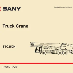 Sany STC250H Truck Crane Parts Book PDF - Illustrated Parts Catalog for Equipment 12TC20252302