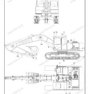 Sany SY245C9M3KH (OPT1) Hydraulic Excavator Parts Book PDF - SY024NCCM5198 Illustrated Parts Catalog Download