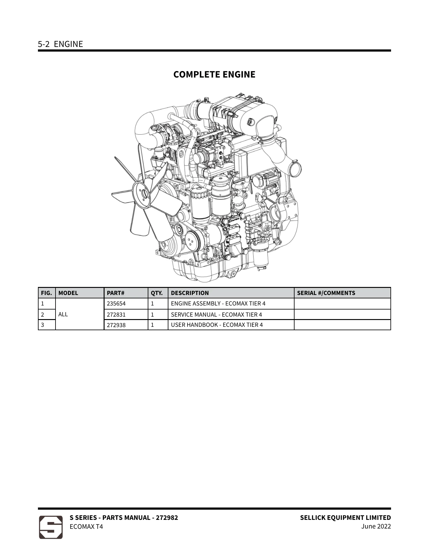 Sellick S60 S80 S100 S120 Tier 4 Parts Manual - JCB Ecomax 272982 PDF - Image 2