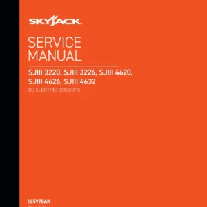 Skyjack SJIII 3220 3226 4620 4626 4632 DC Electric Scissors Service Manual