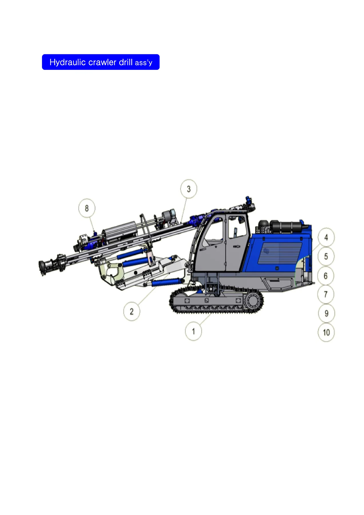 Soosan STD14 Hydraulic Crawler Drill Parts List PDF Catalog - Image 2