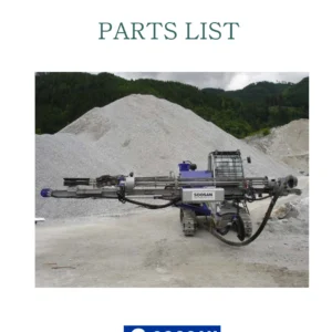 Soosan STD14 Hydraulic Crawler Drill Parts List PDF Catalog