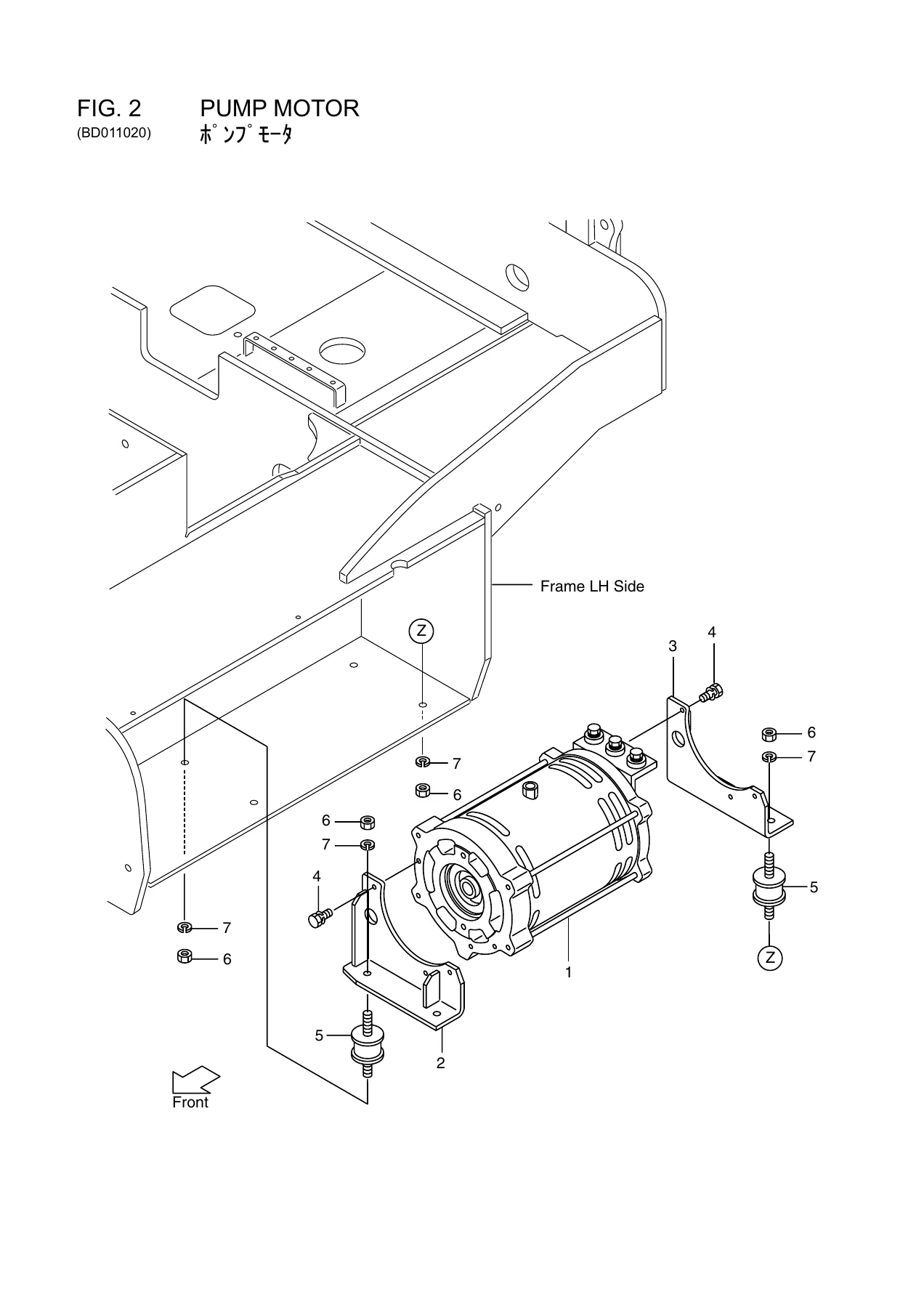 TCM FB10-8 FB15-8 FB18-8 Electric Forklift Parts Catalogue PB-7P0A - Image 2