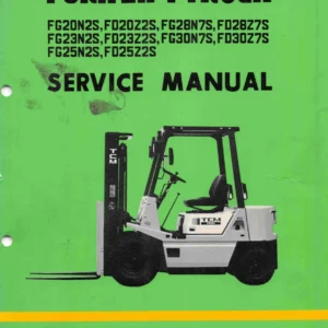 TCM Forklift Service Manual FG20N2S FG23N2S FG25N2S FG28N7S FG30N7S FD20Z2S FD23Z2S FD25Z2S FD28Z7S FD30Z7S - PDF