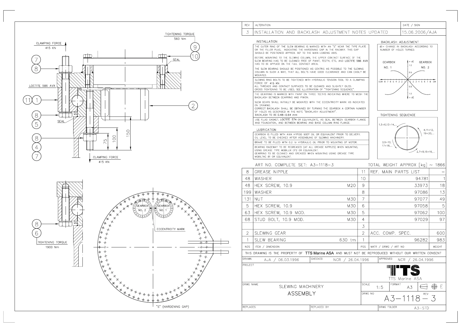 TTS Marine GPCG 630-20-17.3 Gantry Crane User Manual - Machine 21000 PDF - Image 3