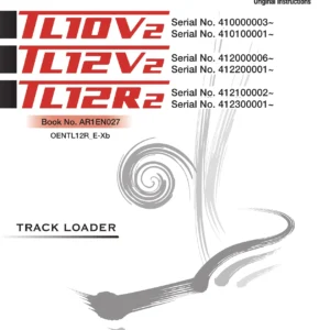 Takeuchi TL10V2 TL12V2 TL12R2 Track Loader Operator Manual - PDF Download