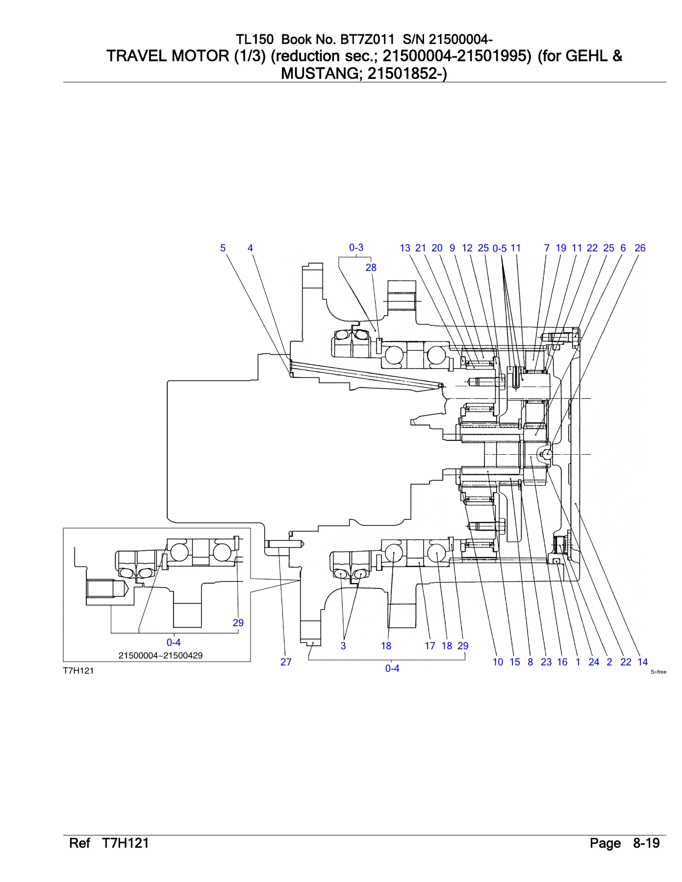 Takeuchi TL150 Parts Manual Book BT7Z011 - PDF Parts Catalog Download - Image 3
