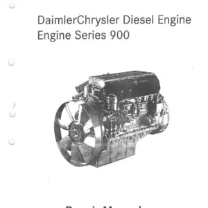 Terex Franna AT-20 Crane Operator & Service Manual - OM906LA Engine MD3060 Transmission Repair Documentation PDF