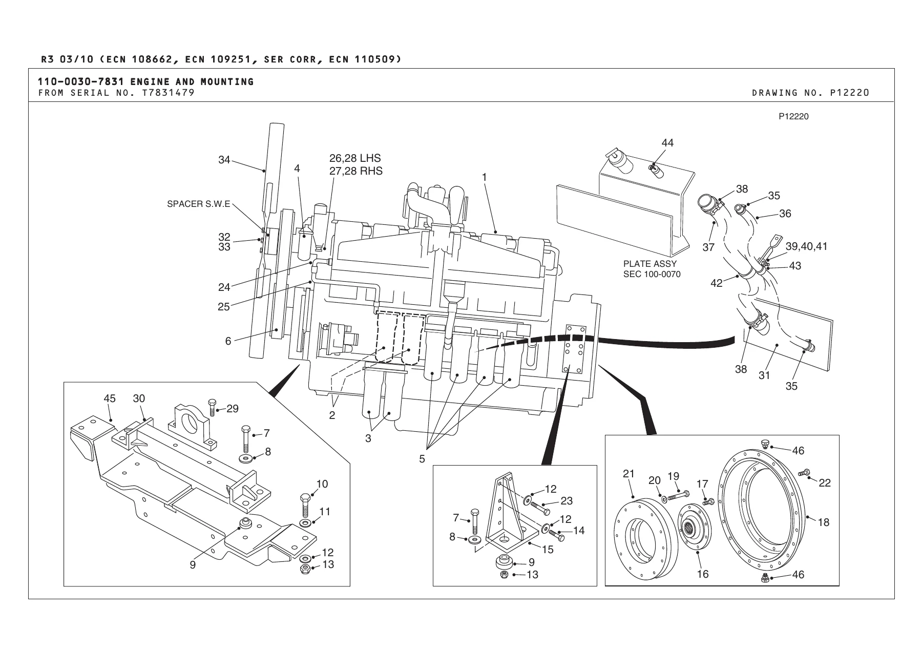 Terex TR100 Mining Truck Parts Book Volume 2 - 15504394 (Serial T7831479 & Up) - Image 2