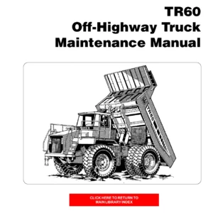Terex TR60 Off-Highway Truck Maintenance Manual - Complete PDF Guide