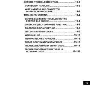 Toyota 8FG(D)U15-32 8FGCU20-32 Forklift Electrical Troubleshooting & Wiring Manual