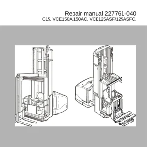 Toyota BT C15 VCE150A VCE150AC VCE125ASF VCE125ASFC Repair Manual 227761-040