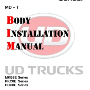 UD Trucks Condor MKB8E PKC8E PDC8E Body Installation Manual 2015