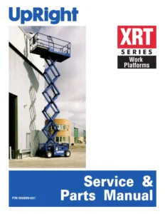 UpRight XRT27 XRT33 Scissor Lift Service & Parts Manual - PDF Download