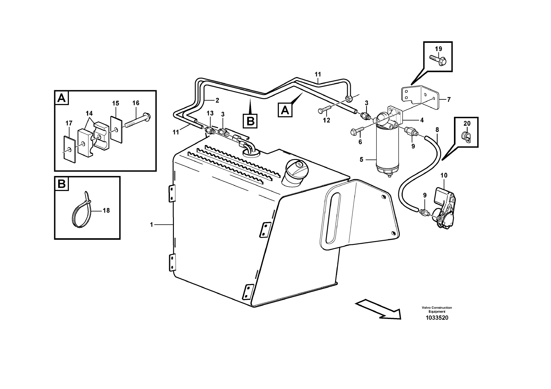 Volvo BL60 Backhoe Loader Parts Catalogue - S/N 11315 & Up PDF - Image 2