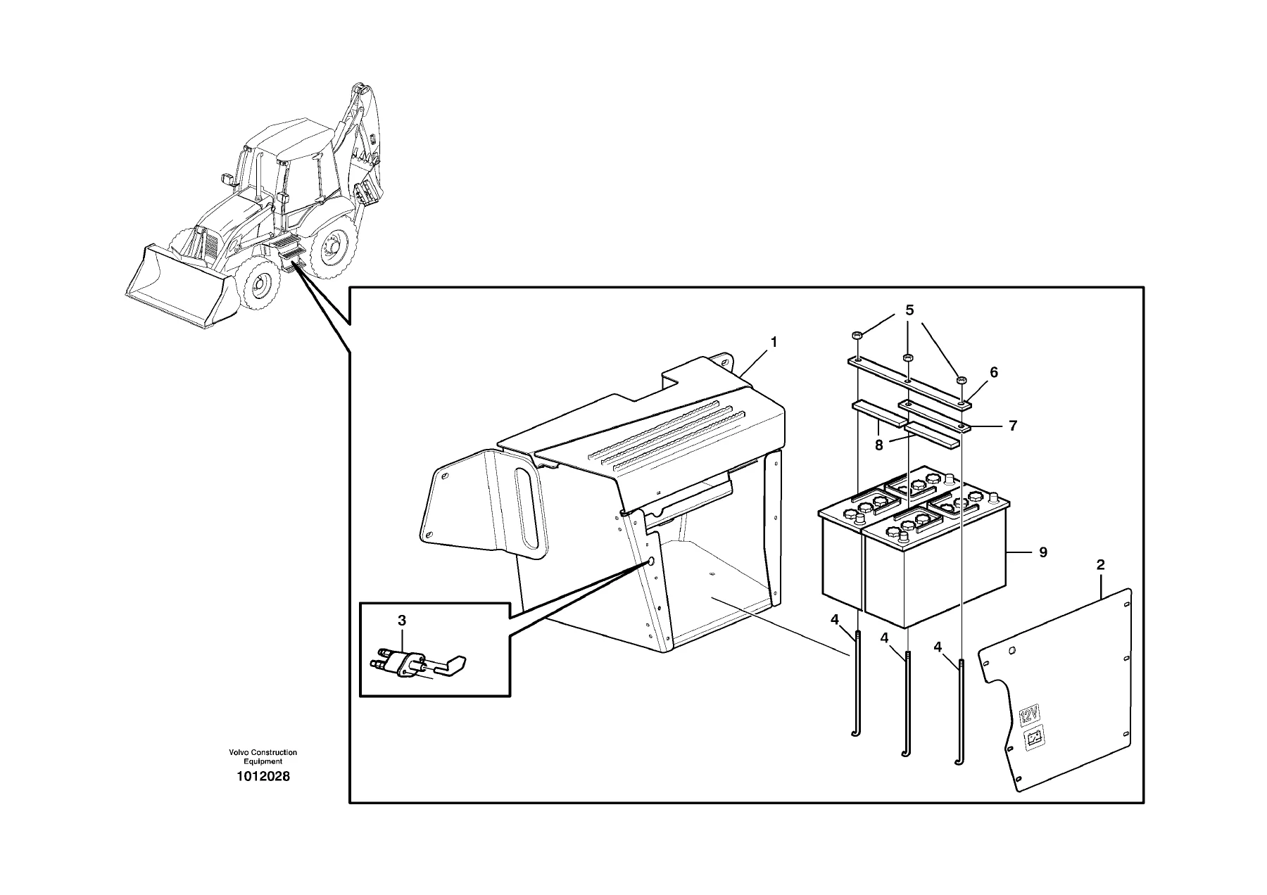 Volvo BL60 Backhoe Loader Parts Catalogue - S/N 11315 & Up PDF - Image 3