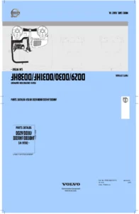 Volvo DD29 DD30 DD31HF DD38HF Asphalt Compactor Parts Catalog PUB20021517-A PDF