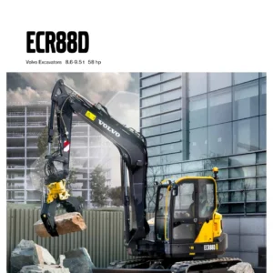Volvo ECR88D Excavator Parts Catalog and Product Information Manual PDF