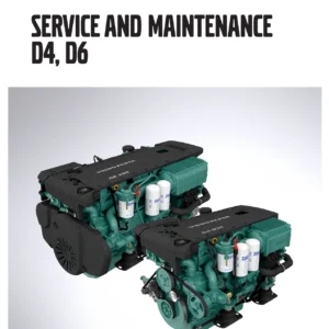Volvo Penta D4 D6 Service and Maintenance Manual 2017 - PDF Download