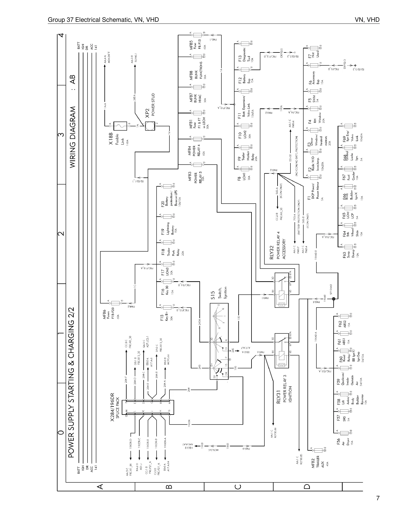 Volvo VN & VHD Version 2 Electrical Schematics Manual - Build from November 2002 - Image 2
