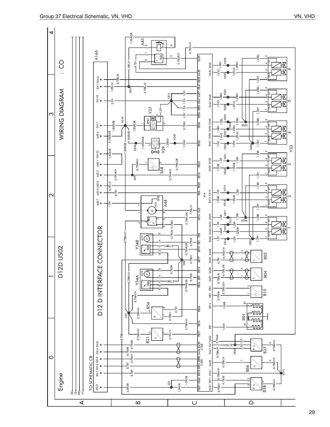 Volvo VN & VHD Version 2 Electrical Schematics Manual - Build from November 2002 - Image 3
