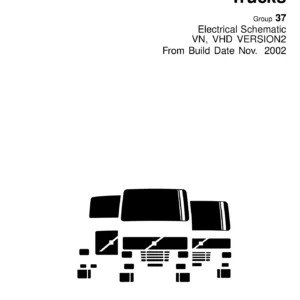 Volvo VN & VHD Version 2 Electrical Schematics Manual - Build from November 2002