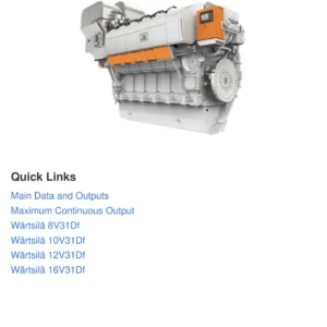 Wärtsilä 31DF Series Product Manual 2019 – 8V, 10V, 12V, 14V & 16V31DF Dual Fuel Engine Guide PDF