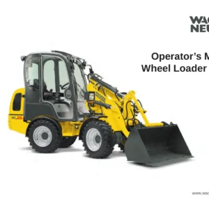 Wacker Neuson WL 25 Wheel Loader Operator's Manual 2012 Edition – PDF Download
