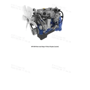 Weichai WP4.6N European Stage V Diesel Engine Maintenance and Repair Manual - Construction Machinery PDF