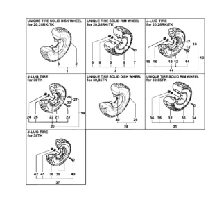 Yale GP GTP GLP GDP 15-35 AK RK TK Forklift Spare Parts List PDF Download